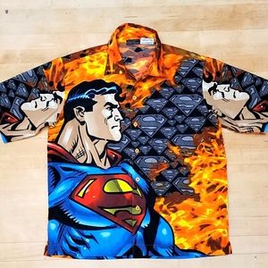 SUPERMAN | Warner Bros. | Button-down shirt | 14-16 yrs